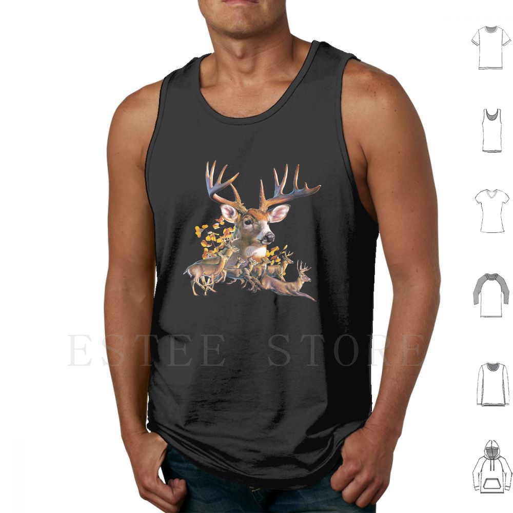 Wildman Hunting & Outdoor Nelspruit - Deer Collage Tank Tops Vest Sleeveless