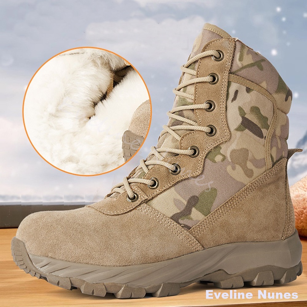 Hunting Outdoor Rug - Winter Warm Fleece Camouflage Snow Boots