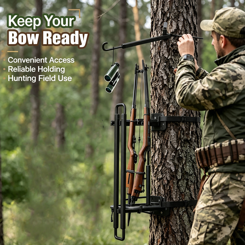 Tree Stand Bow Hanger Bow Hunt - Outdoor Hunting Outfitters 评论和价格