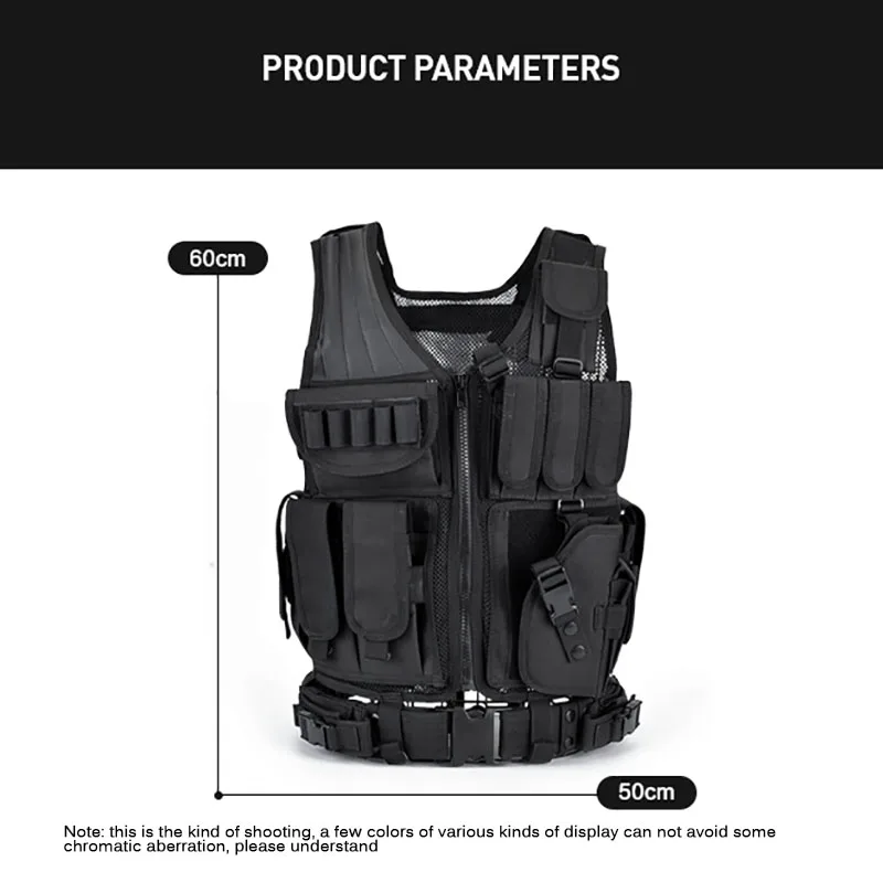 Adjustable Molle Tactical Vest - Hunting Outdoor Jacket 评论和价格
