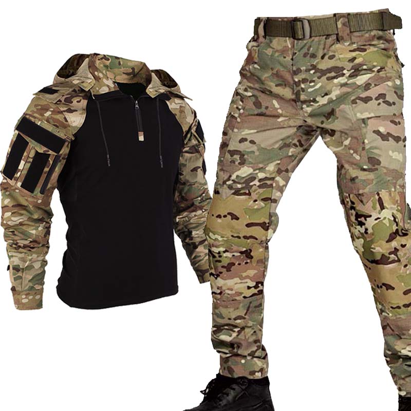 Men's Black Multicam Tactical  - Outdoor Hunting Outfit 评论和价格