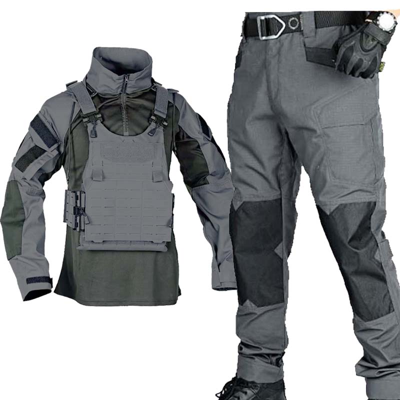 Men's Black Multicam Tactical  - Outdoor Hunting Outfit 评论和价格