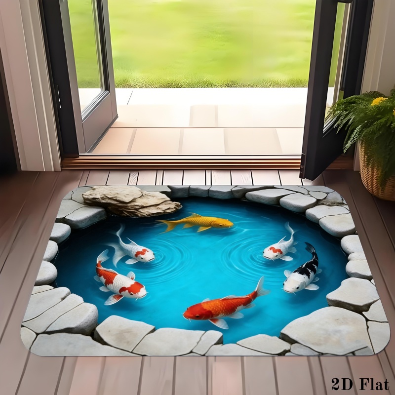 Rustic Deer Head Doormat Wood  - Hunting Outdoor Rug 评论和价格