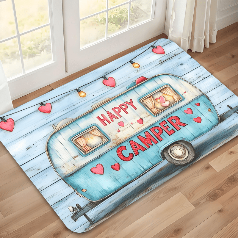 Rustic Deer Head Doormat Wood  - Hunting Outdoor Rug 评论和价格