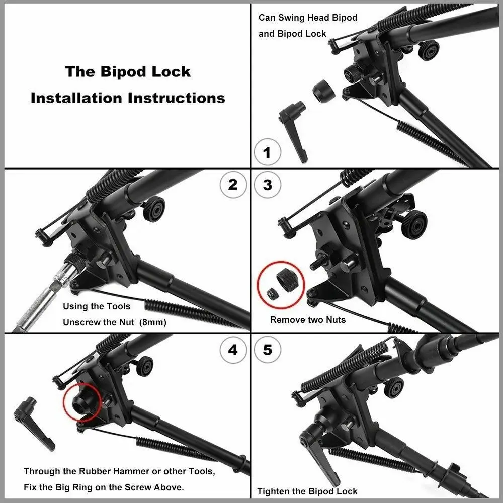 Tactical S-Lock for Swivel Ser - Bipod Rifle Mount 评论和价格