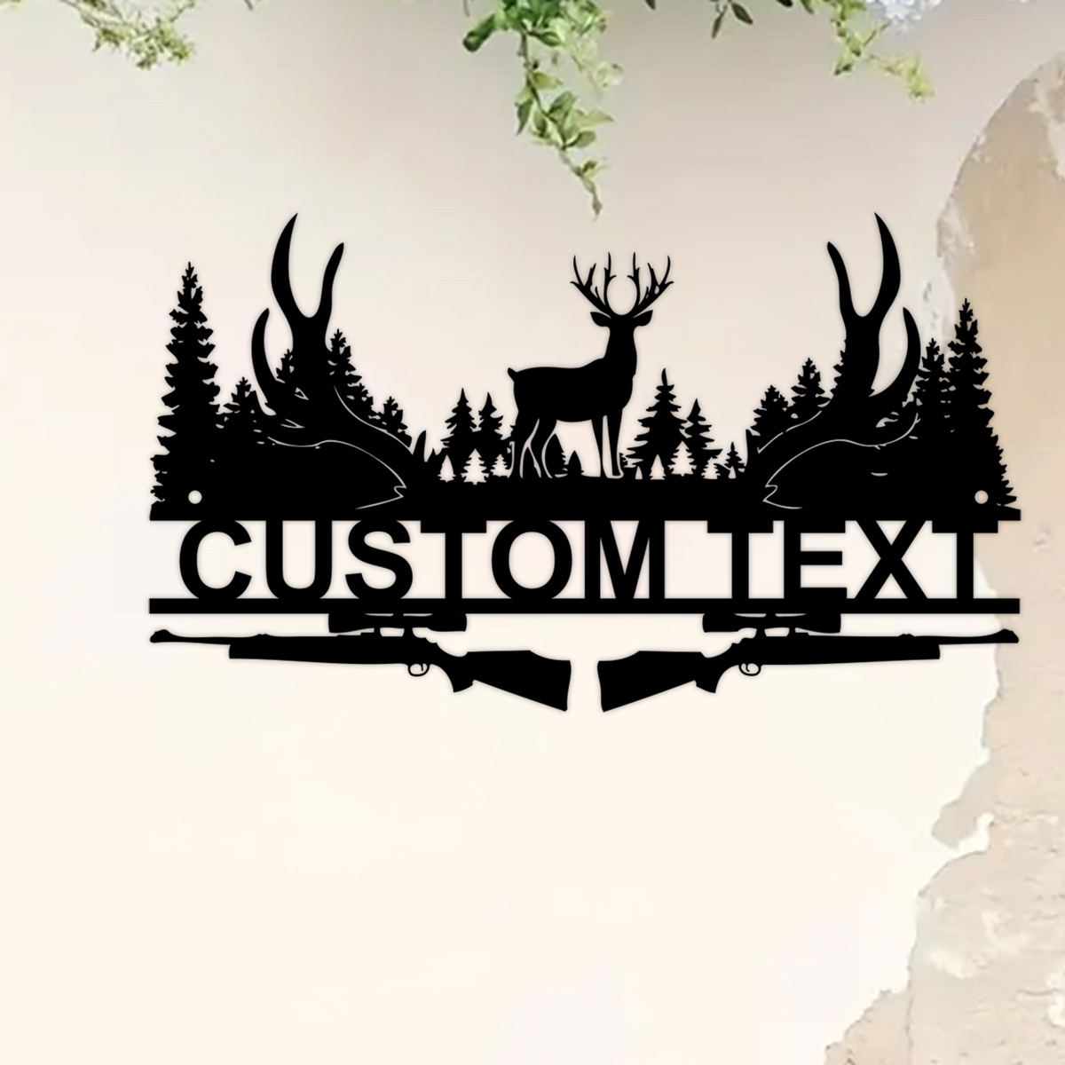 Custom Deer Cabin Metal Sign,  - Outdoor Hunting Gifts 评论和价格