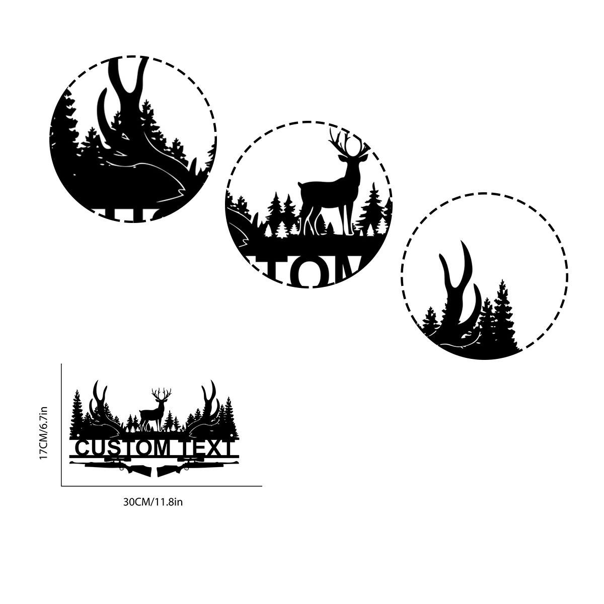 Custom Deer Cabin Metal Sign,  - Outdoor Hunting Gifts 评论和价格