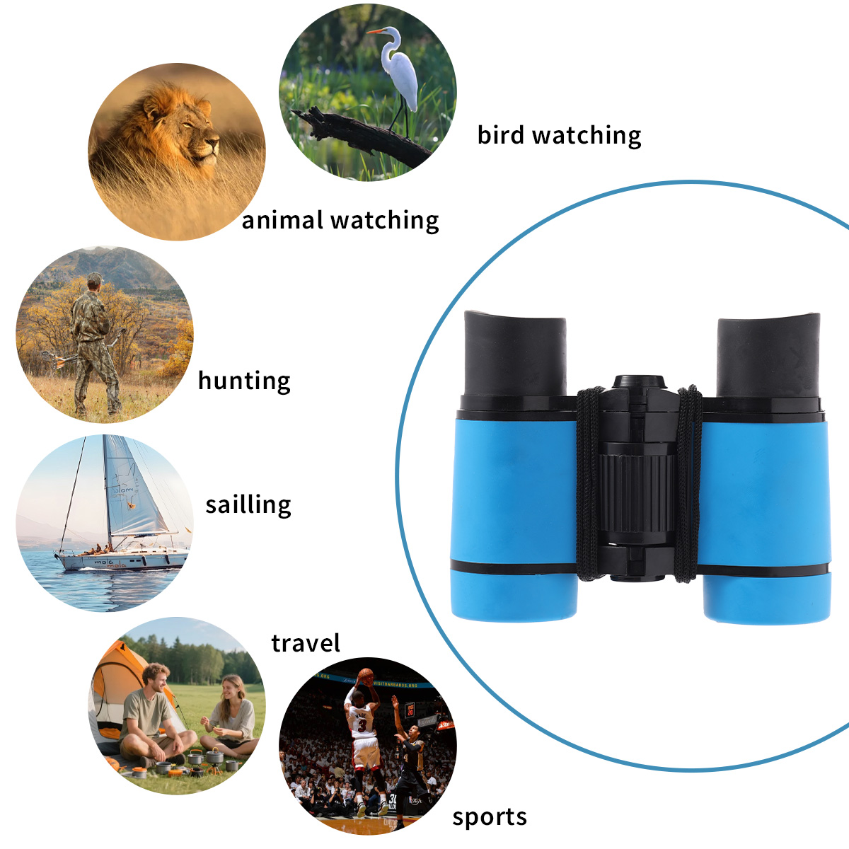 Kids Binoculars Set for Age 6- - Outdoor Hunting Gifts 评论和价格
