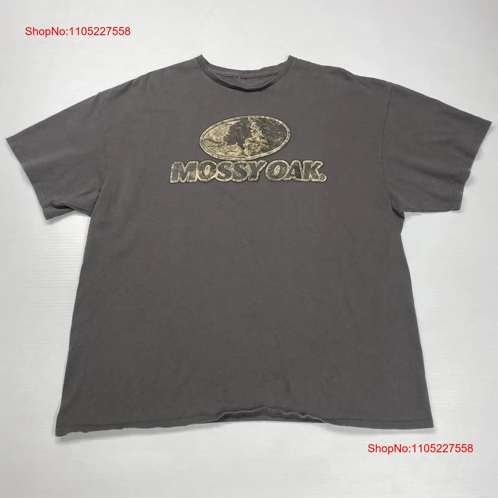Mossy Oak Mens T Shirt M Gray  - Outdoor Hunting Logo 评论和价格