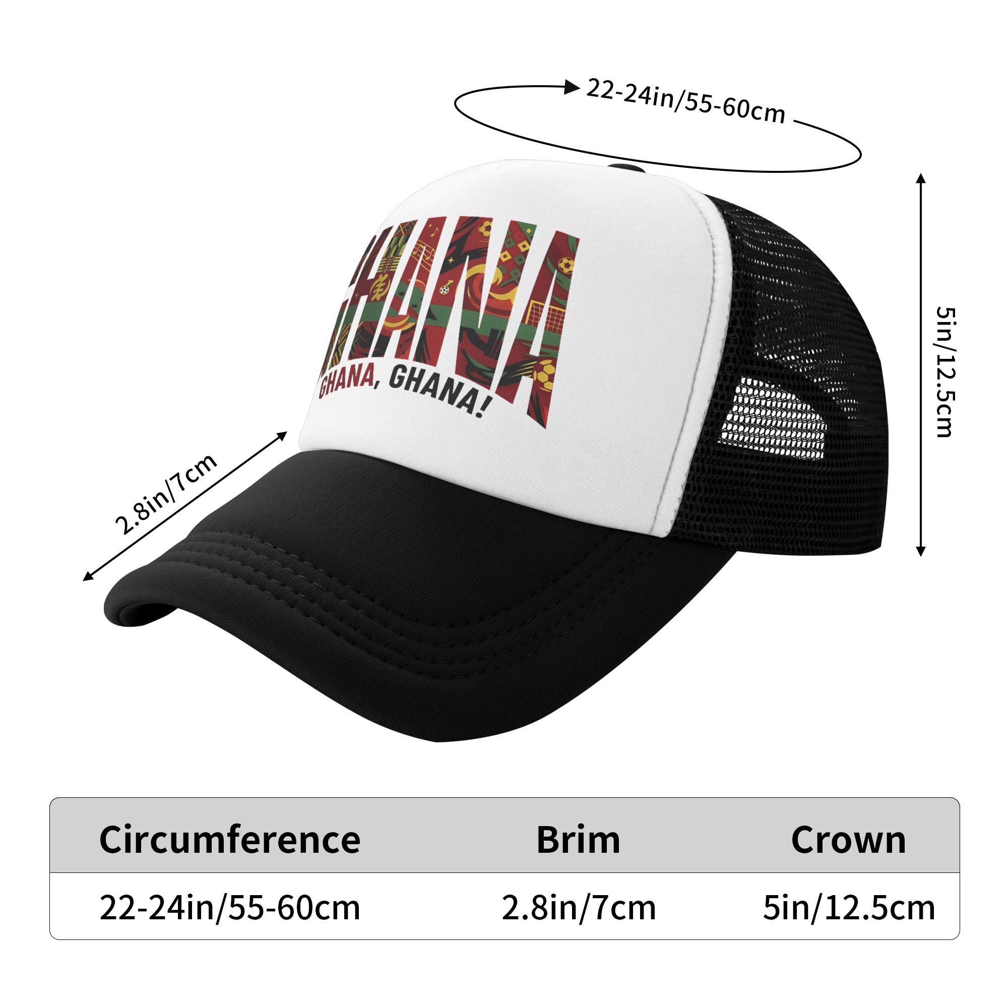 Ghana National Team  Sun Hats  - Outdoor Hunting Logo 评论和价格