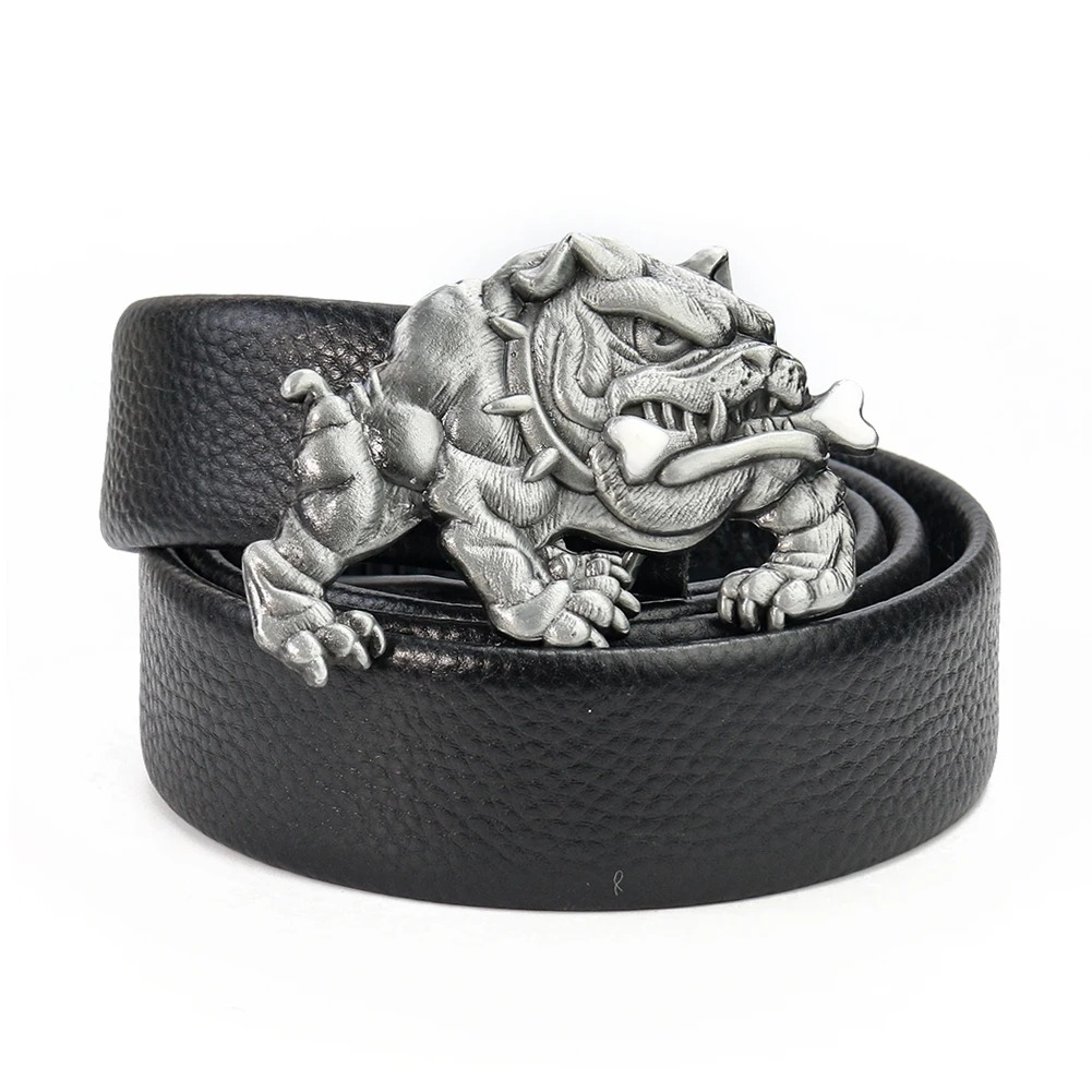 Pit Bull Dog Fangs Belt Buckle - Outdoor Hunting Gifts 评论和价格