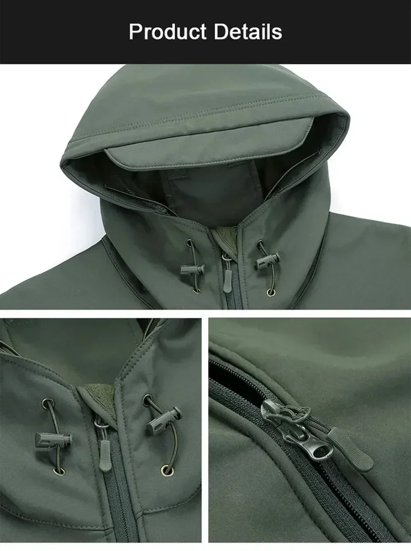 5XL 6XL CP Camouflage Soft She - Hunting Outdoor Jacket 评论和价格