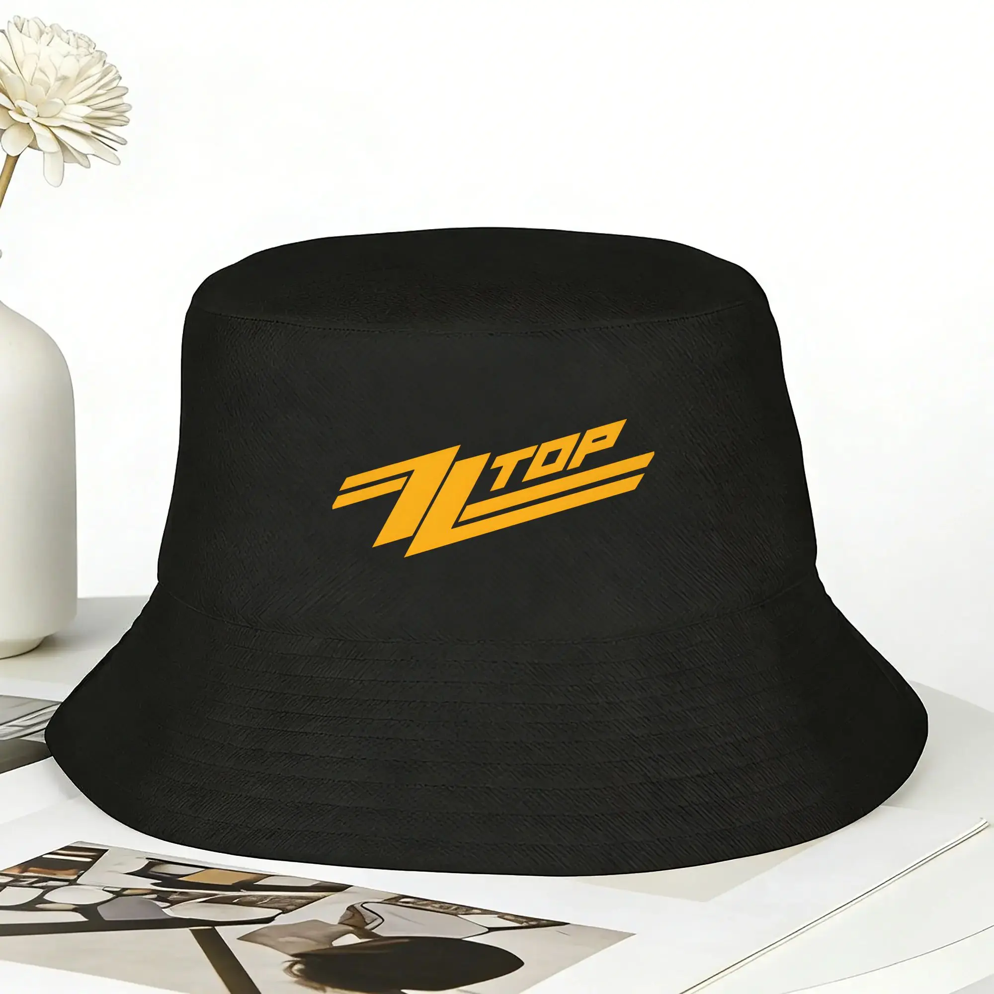 New ZZ Top Logo Bucket Hat  St - Outdoor Hunting Logo 评论和价格